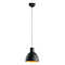 Maxim Lighting Cora 1-Light 8.75" Wide Black / Gold Pendant Light 11022BKGLD - alternate 1